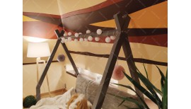 Łóżko domek drewniane dla dzieci TIPI 6